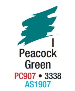 prisma peacock green