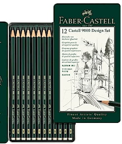 pencil faber 9000 12 design setb 1