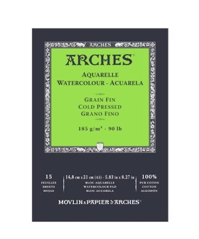 arches 185 cold press a5