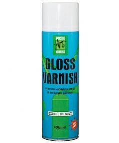 gloss varnish spray