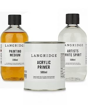 Langridge Mediums, Solvents and Varnishes.