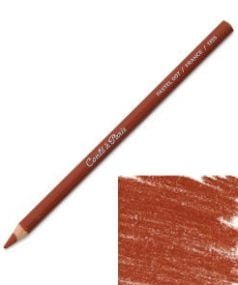 conte pastel pencils 007 red brown