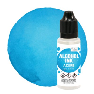 CO727300 Azure Blue Alcohol Ink 12ml bottle