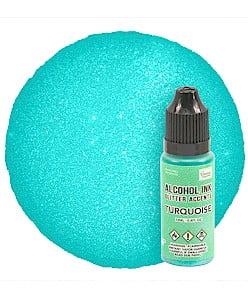 glitter turquoise couter