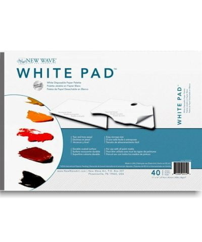 white new wave palette pad