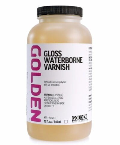 gloss waterbourne varnish 946